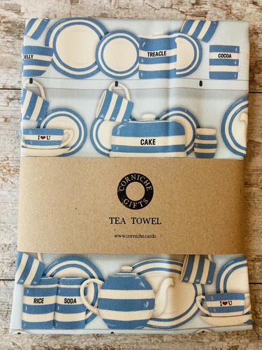 Cornishware dresser tea - dresser, towel
