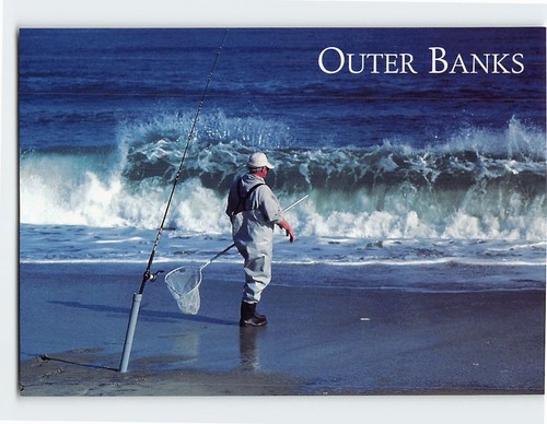 Postcard surfcaster and - postcard,