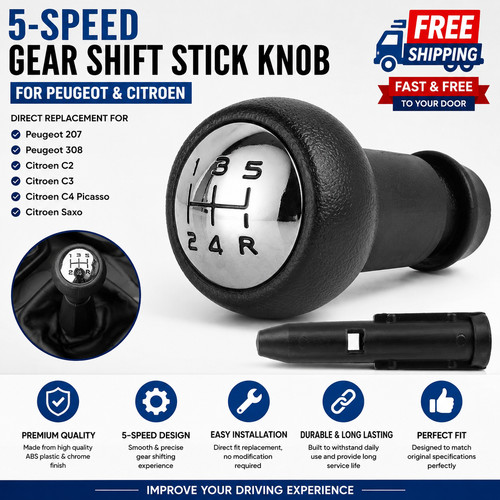 Speed gear shift - 5-speed,