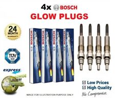 4x BOSCH GLOW PLUGS for SKODA FELICIA I Fun 1.9D 1997-2002