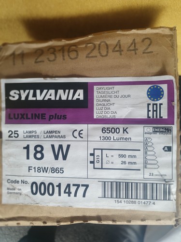 Sylvania f18w 865 - 10,