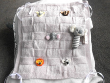 Hand knitted Jungle Animal Blanket + Koala bnwt ..baby boy/girl. .* Brand New*
