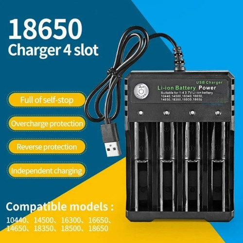 Smart charger for 18650 7v - smart,