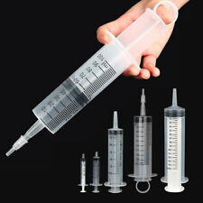 100/150/60/5/2.5ml Reusable Large Plastic Hydroponics Nutrient Measuring Syringe