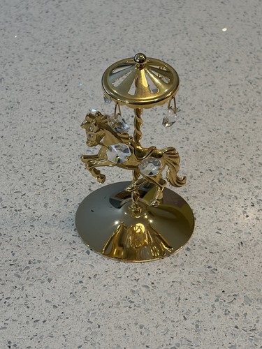 24kt gold plated crystal - plated,