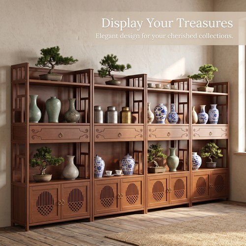 Wood display shelf - display,