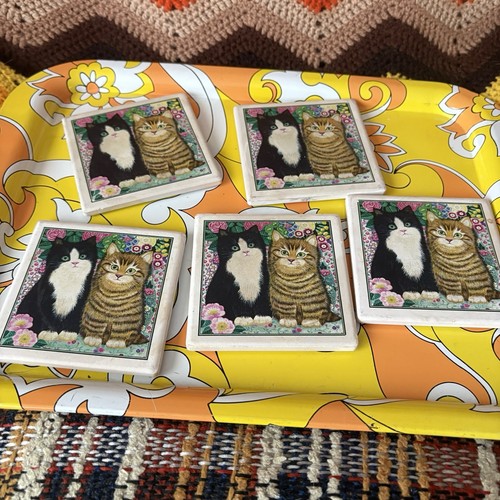 Vtg sharon jervis cat - vtg,