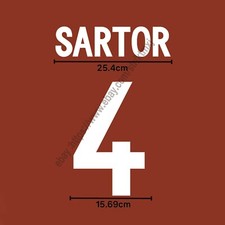 2002 AS Roma Home Name Set –