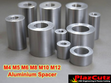 20mm OD 6082 T6 Aluminium Bush Stand Off Spacer Bonnet Riser M4 M5 M6 M8 M10 M12