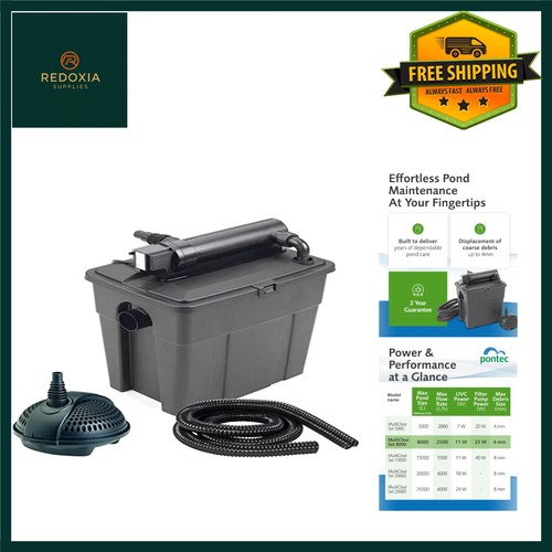 Pond filter set with - pond, uv