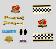 Peugeot 1960s Bicycle Frame Stickers - Decals n.140