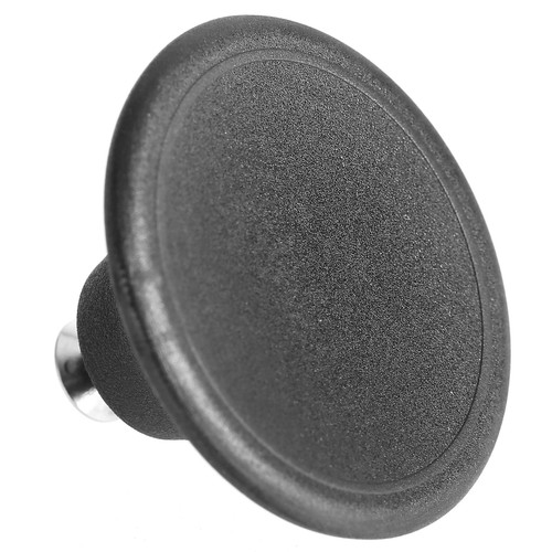 Small black knob 5cm round - small, 4.5cm