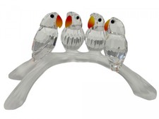 Swarovski Figurine 199123 Lovebirds 10.5cm. Excellent Condition 