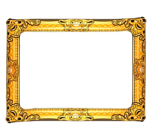Inflatable gold selfie photo - inflatable,