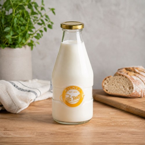 Kilner glass milk bottle - kilner, 1