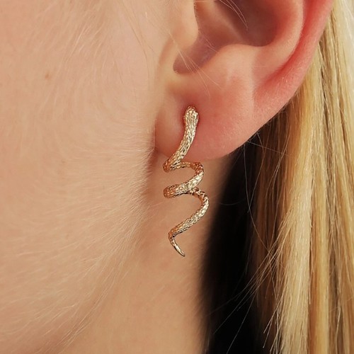 925 silver plated - plated, snake