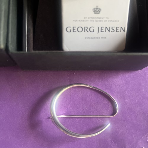 George jensen silver brooch - jensen,