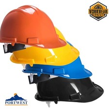 Portwest Expertbase Safety Helmet PW50 (Yellow, Orange, Blue, Black)