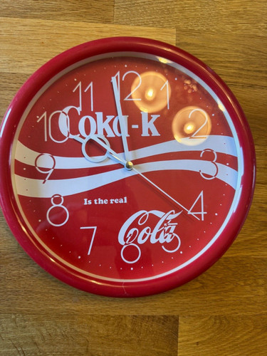 Coca cola clock - cola,
