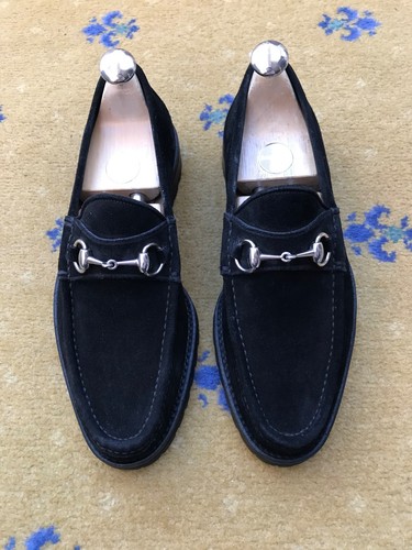 Gucci loafers shoes suede - loafers,