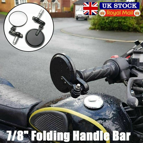 Motorcycle bar end mirrors - motorcycle,