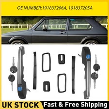 2x 191837206A For VW Mk2 Golf GTI Scirocco Caddy Door Handle Right and Left Side