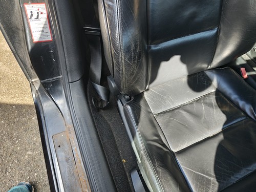 Audi mk1 black leather - audi,