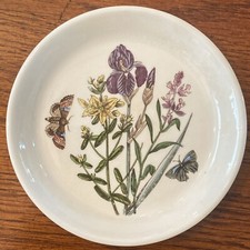 1970s Portmeirion BOTANIC GARDEN IRIS Purple 4 5/8 Trinket Dish No Border & Text