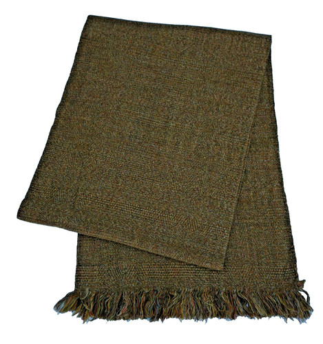 Hand woven woolen bed runner - woolen,