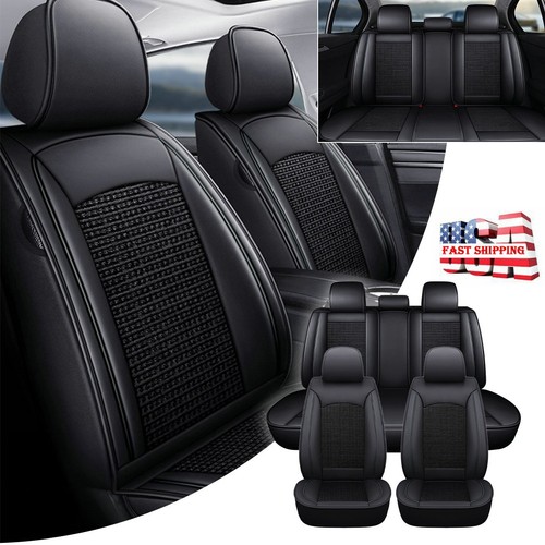 All black leather - full, set