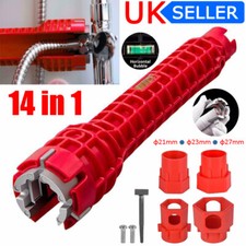 14 IN 1 FAUCET SINK BASIN INSTALLER PIPE WRENCH TAP SPANNER MULTIFUNCTION TOOLS
