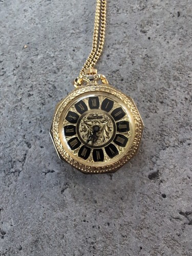 Buler pendant watch - in, black