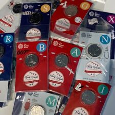 2018 10p Alphabet Coins