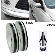 2Pcs For Car Motorcycle Black