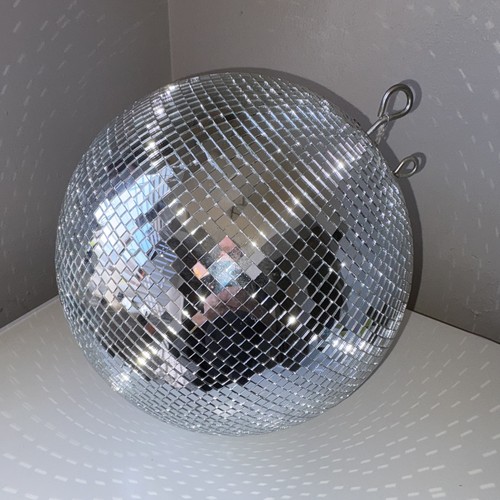 Silver mirror ball - silver,