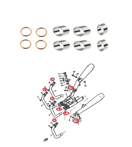 Yamaha 550 650 750 seca - xj,