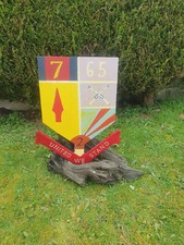 Irish army, Vintage regimental/ Battalion plaque 1980's -FCA, Frank Lane