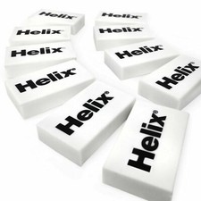Helix Soft White Pencil Erasers Rubber  Pack 3- 20 School Art Drawing Artists HB
