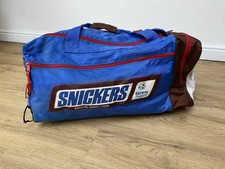 Vintage Snickers England Duffle Bag Holdall Gym Football Soccer Euro 96