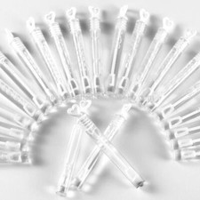 Mini Heart Bubbles Tubes Clear