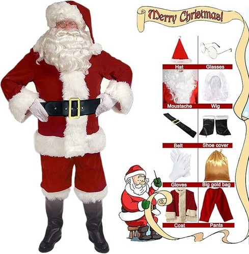Mens deluxe santa claus - deluxe,