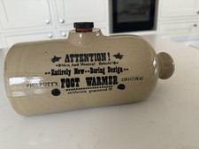 Antique Vintage Moira Stoneware Hot Water bottle Foot Bed Warmer Cottagecore