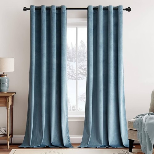 Miulee velvet curtains 52x84 - miulee,