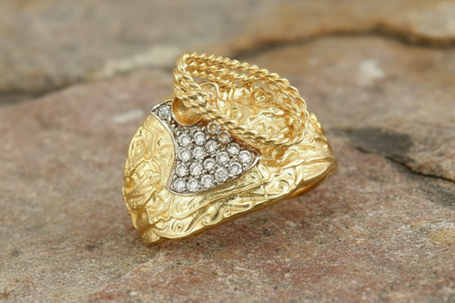 9ct yellow gold cubic - gold,