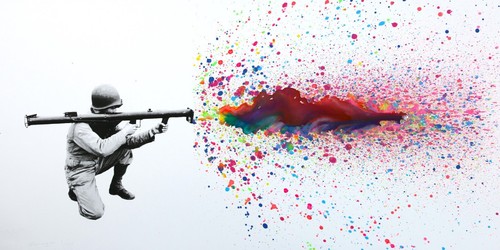 Tchewy22 signed peace - peace, bazooka