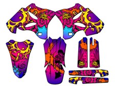 2002-2004 YZ 250 2-STROKE ZANY Pink Senge Graphics Kit Compatible with Yamaha