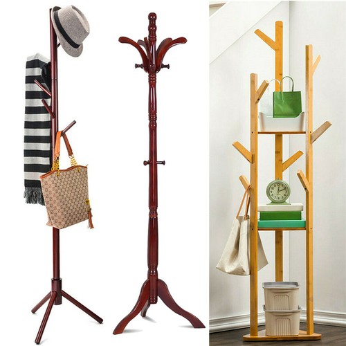 Wooden standing high - standing, hat