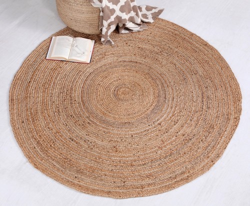 Dhaka round jute - round, rug