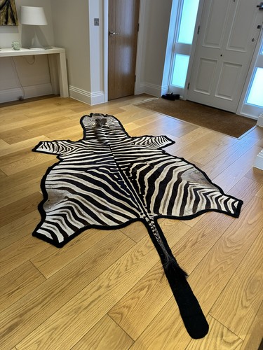 Real burchell zebra skin - real,