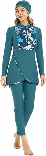 Muslim swimwear swimsuit 3pcs - swimsuit,